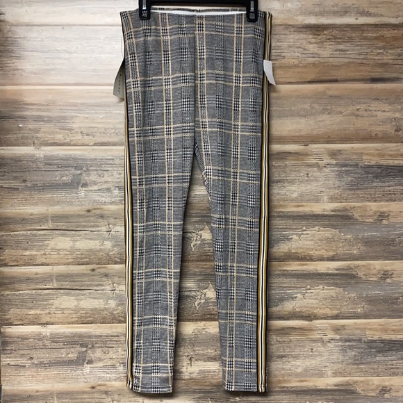 Lot of 3 Eye Candy Plaid Stretch Pull On Pants - Picture 2 of 4